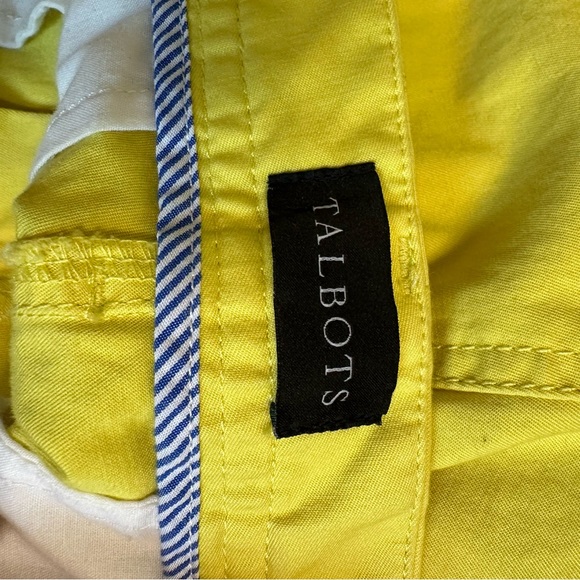 Talbots relaxed chino pants women 4 yellow - Picture 10 of 13